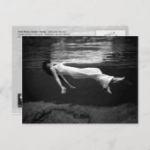 水中ファッションの写真撮影 ポストカード (正面/裏面)