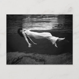 水中ファッションの写真撮影 ポストカード