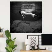 水中ファッション撮影 ポスター (ホームオフィス)