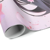 水中ファンタジー：マーメイド誕生日ギフトラップ ラッピングペーパー (ロールコーナー)