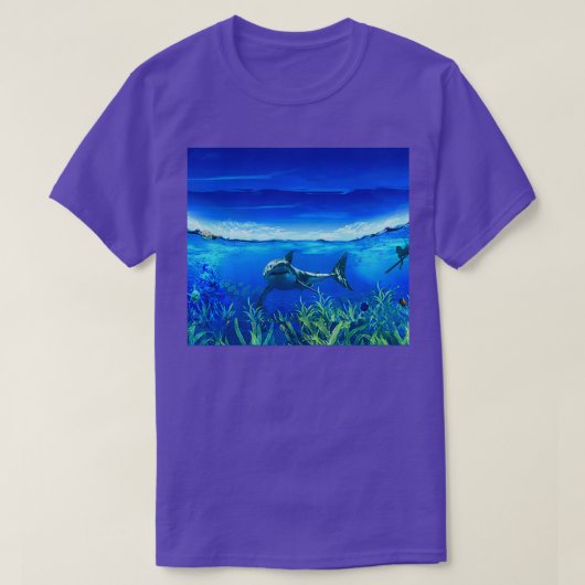 水中ファンタジー Tシャツ (デザイン正面)