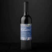 水中ブルーリュックス | Pastel金ゴールドシーシェル ワインラベル