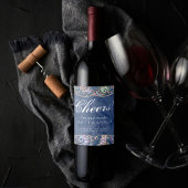 水中ブルーリュックス | Pastel金ゴールドシーシェル ワインラベル