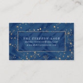 水中ブルーリュックス | Pastel金ゴールドシーシェル 名刺 (裏面)