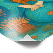 水中プリンセス フォトプリント            (角)