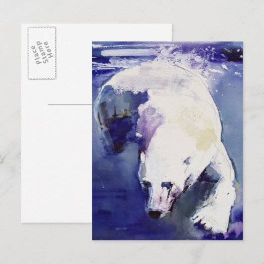 水中ベア1999 ポストカード (正面/裏面)