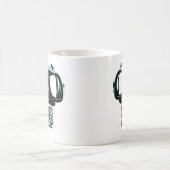 水中ホッケーのクラシックで白いマグ コーヒーマグカップ (中央)