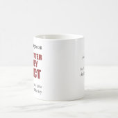 水中ホッケーパーソナライズされたギフト コーヒーマグカップ (中央)