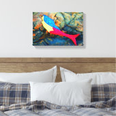 水中マーメイドで包んだキャンバス キャンバスプリント (インサイチュ (寝室))