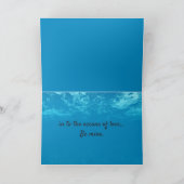 水中マーメイドトレジャー狩りファンタジーブルー カード (内部)