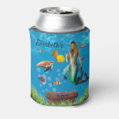 水中マーメイドトレジャー狩りファンタジーブルー 缶クーラー (缶裏面)