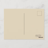 水中マーメイドフィッシュポストカード ポストカード (裏面)