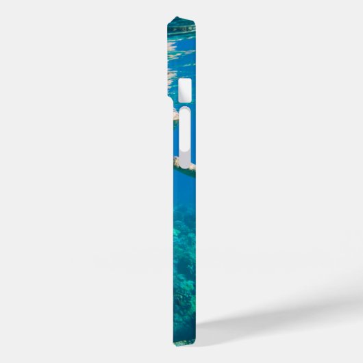 水中モダンウミガメパーソナライズされた Case-Mate iPhoneケース (裏面 / 左)