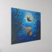 水中ロブスタースキューバ 箔ポスター (レイダウン)