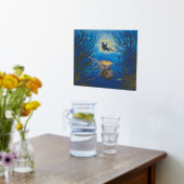 水中ロブスタースキューバ 箔ポスター (レイダウン (キッチン))