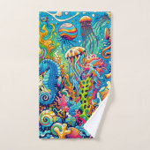 水中ワンダーランド バスタオルセット (ハンドタオル)