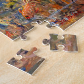 水中世界の熱帯魚のアクアリウムの絵画 ジグソーパズル (側面)