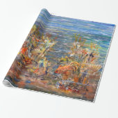 水中世界の熱帯魚のアクアリウムの絵画 ラッピングペーパー (アンロールド)