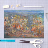 水中世界の熱帯魚のアクアリウムの絵画 薄葉紙 (クラフト)