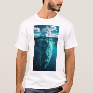 水中世界探索 – アイスバーグフォトT-Shi Tシャツ
