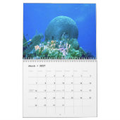 水中世界暦 カレンダー (3月 2027)