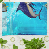 水中世界 キッチンタオル (折り畳み)