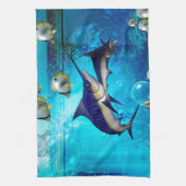 水中世界 キッチンタオル (縦)