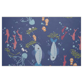 水中世界 ファブリック (ファットクウォーター)