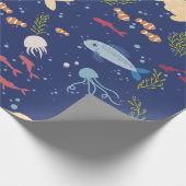 水中世界 ラッピングペーパー (角)
