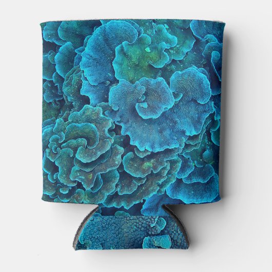 水中世界、青い海のシーン。 缶クーラー (正面)