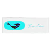 水中人魚の水泳 名札 (正面)