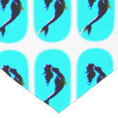 水中人魚の泳ぎ ショートテーブルランナー (コーナー)