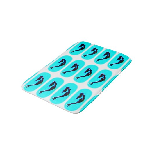 水中人魚の泳ぎ バスマット (アングル)