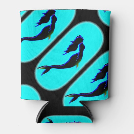 水中人魚の泳ぎ 缶クーラー (正面)