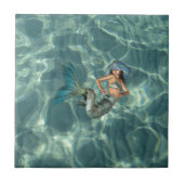 水中人魚 タイル (正面)