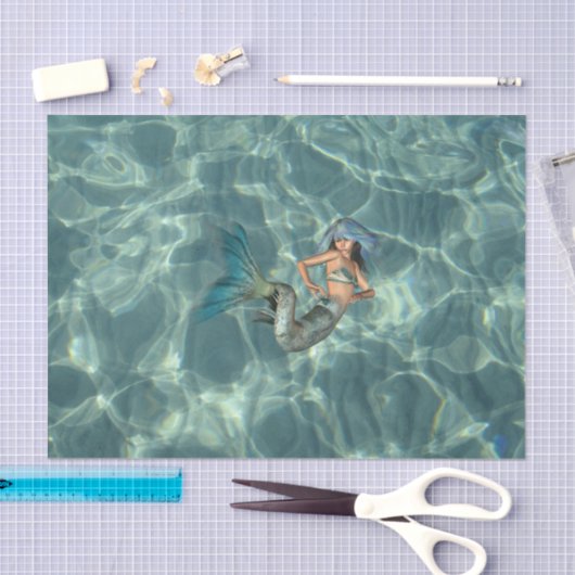 水中人魚 薄葉紙 (クラフト)