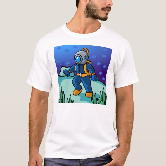 水中冒険 Tシャツ (正面)