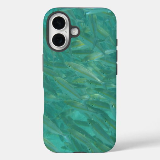 水中写真の魚の群れ Case-Mate iPhoneケース (裏面)