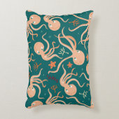 水中動物とのシームレスな海、銅 アクセントクッション (正面(垂直))