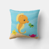 水中動物 クッション (裏面)