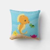 水中動物 クッション (正面)