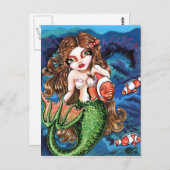 水中友だちポストカード ポストカード (正面/裏面)