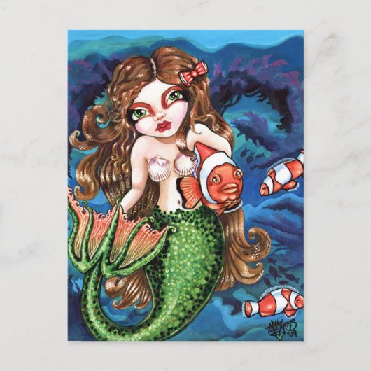 水中友だちポストカード ポストカード (正面)