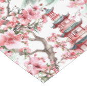 水中国の彩塔 – さくらんぼ花(10) テーブルクロス (アングル)