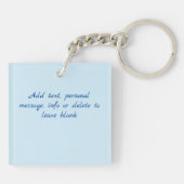 水中国の竜コイ魚 キーホルダー (裏面)