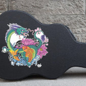 水中国の竜コイ魚 シール