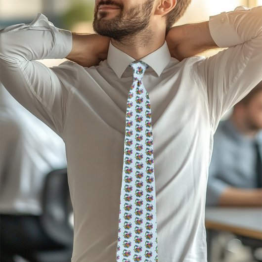 水中国の竜コイ魚 ネクタイ