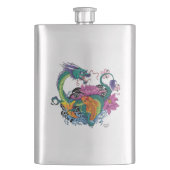 水中国の竜コイ魚 フラスク (正面)