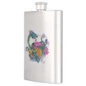 水中国の竜コイ魚 フラスク (左)