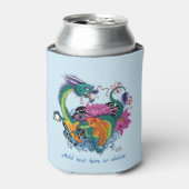 水中国の竜コイ魚 缶クーラー (缶正面)